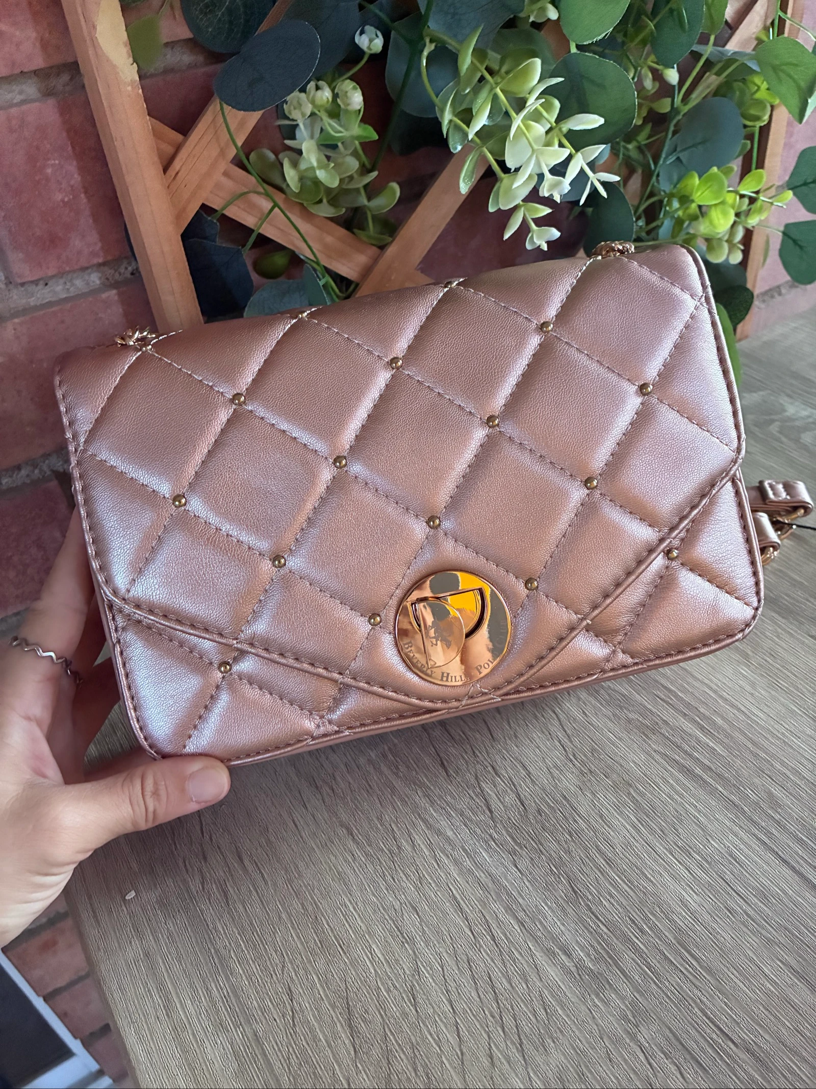 Bolso acolchado beberly polo club 